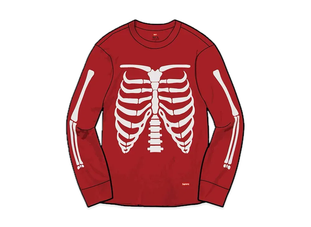 Supreme x Hanes Bones Thermal Crew (1 Pack) "Red"