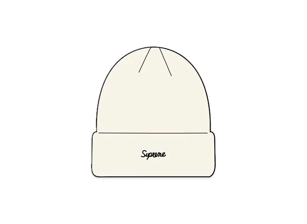 Supreme Loose Gauge Beanie 2 "White" (21FW)