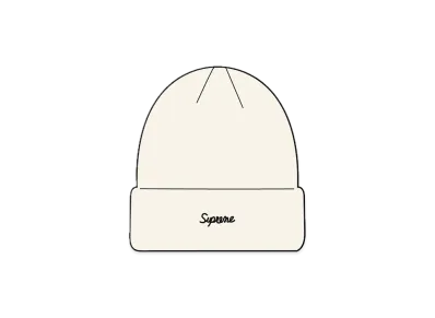 Supreme Loose Gauge Beanie 2 "White" (21FW)