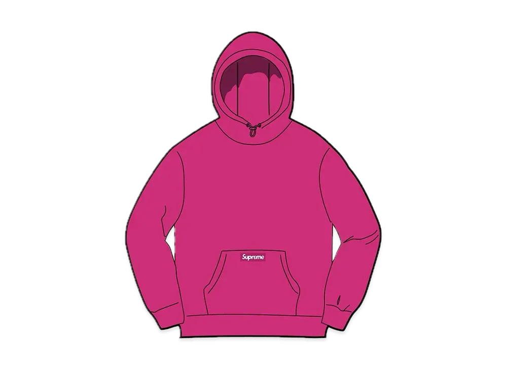Supreme Polartec Hooded Sweatshirt "Magenta"