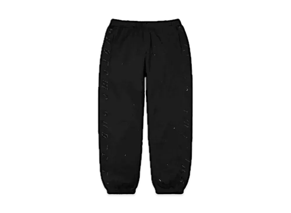 Supreme Raised Embroidery Sweatpant "Black"