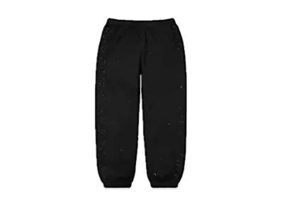 Supreme Raised Embroidery Sweatpant "Black"