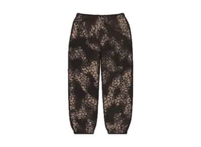 Supreme Bleached Leopard Sweatpant "Black"