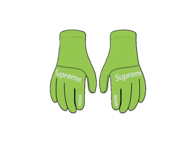 Supreme WINDSTOPPER Gloves "Bright Green"