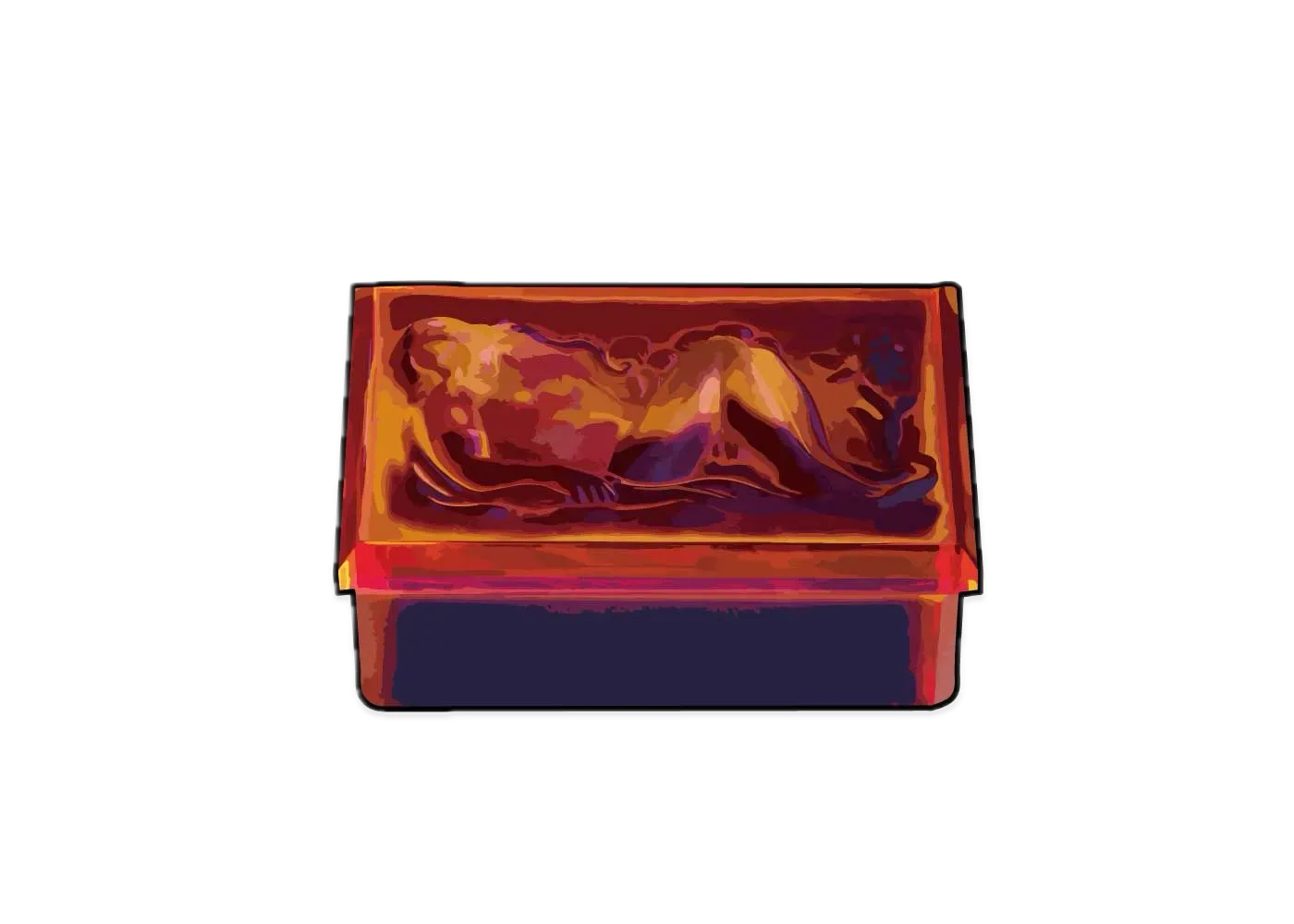 Supreme x Halama Crystal Box "Red"