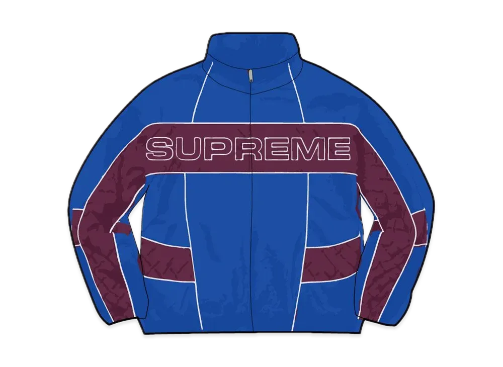 Supreme Jacquard Panel Track Jacket "Royal"