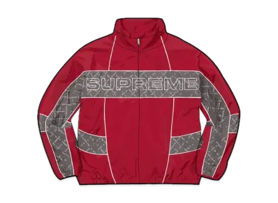 Supreme Jacquard Panel Track Jacket "Red"