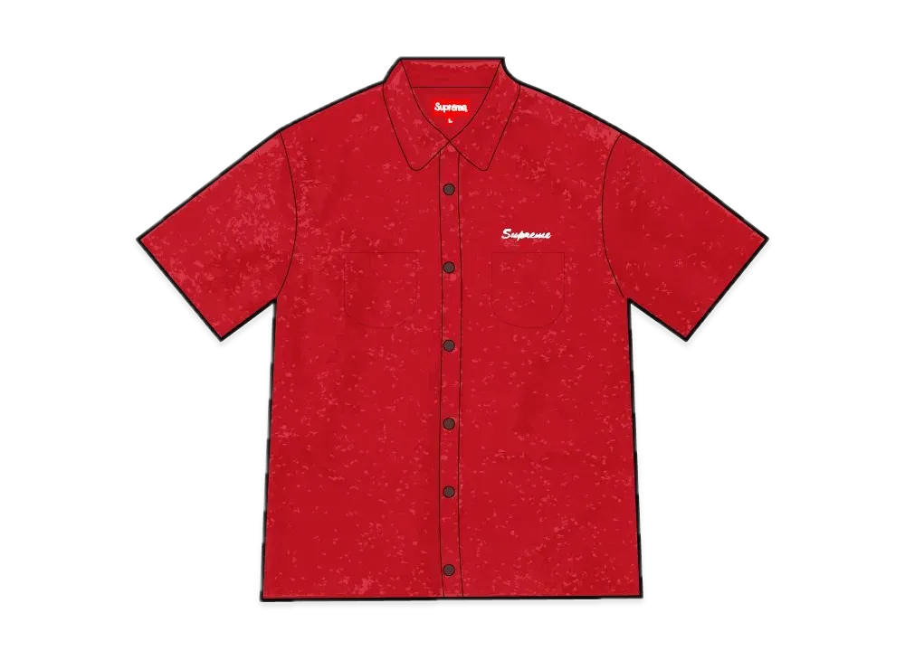 Supreme Lurex S/S Shirt "Red"