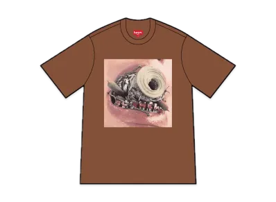 Supreme Braces Tee "Brown"
