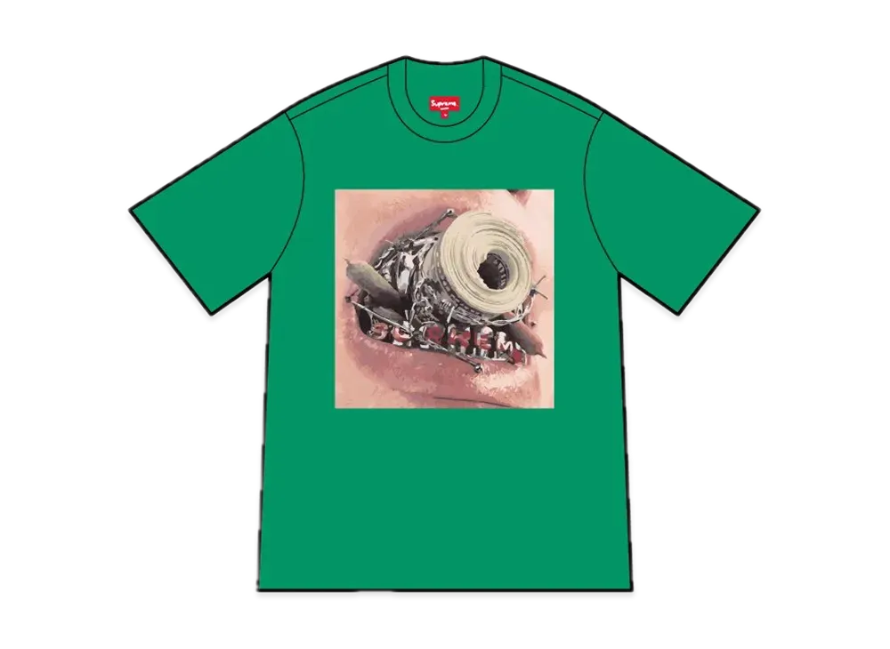 Supreme Braces Tee "Green"