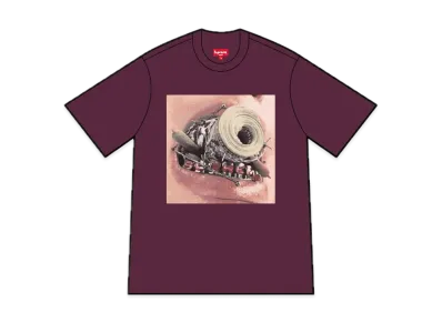 Supreme Braces Tee "Eggplant"