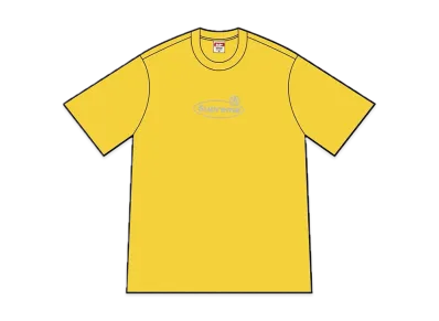 Supreme Warning Tee "Yellow"