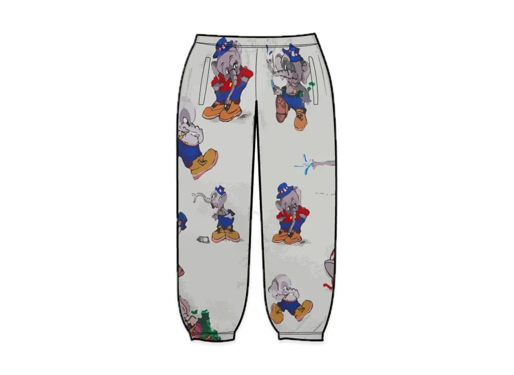 Supreme Elephant Sweatpant "Heather Grey"