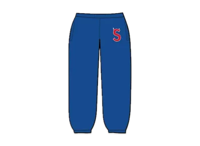 Supreme S Logo Sweatpant "Royal" (22FW)