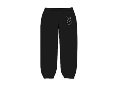 Supreme S Logo Sweatpant "Black" (22FW)