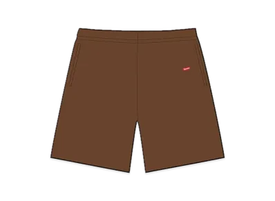 Supreme Small Box Sweatshort "Dark Brown"