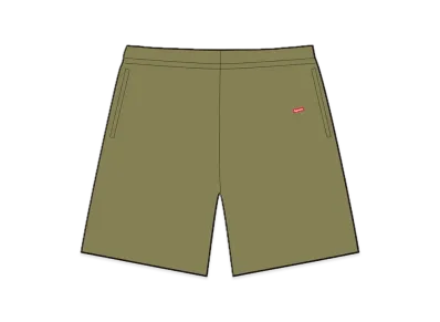 Supreme Small Box Sweatshort "Light Olive"