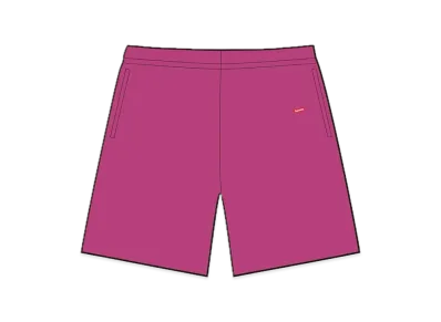 Supreme Small Box Sweatshort "Raspberry"