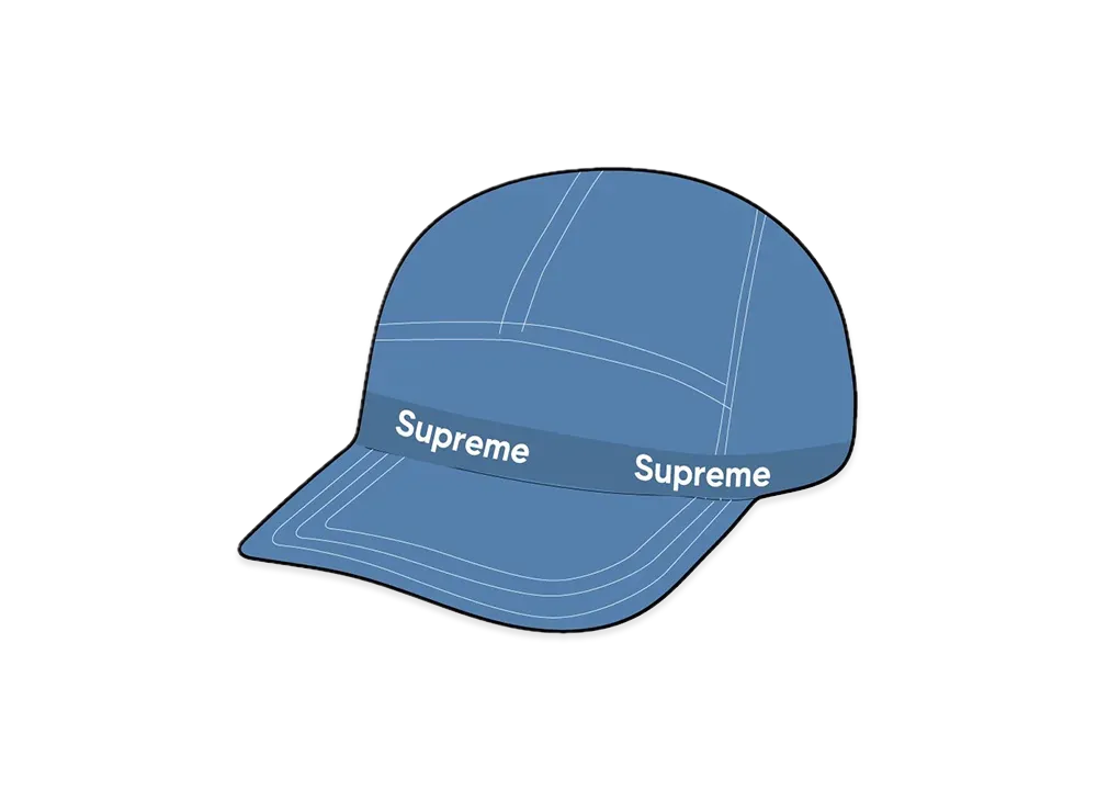 Supreme Webbing Camp Cap "Pale Blue"