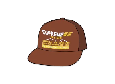 Supreme Transport Mesh Back 5-Panel "Brown"