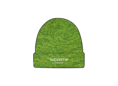 Supreme Rainbow Speckle Beanie "Green"
