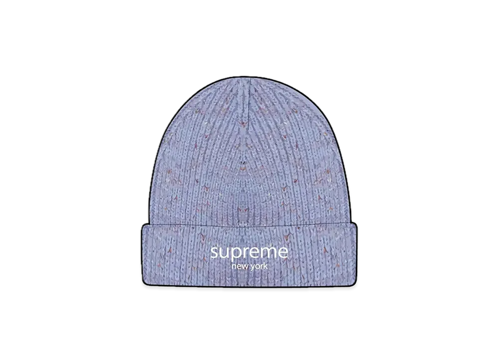 Supreme Rainbow Speckle Beanie "Light Blue
"