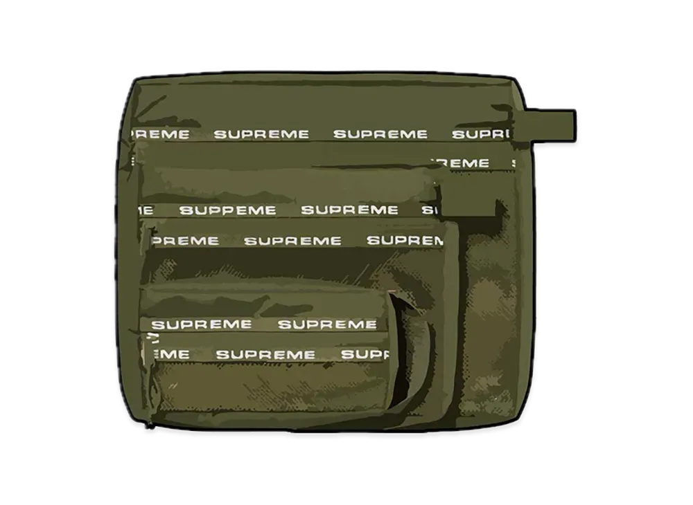 Supreme FW22 Organizer Pouch Set "Olive"