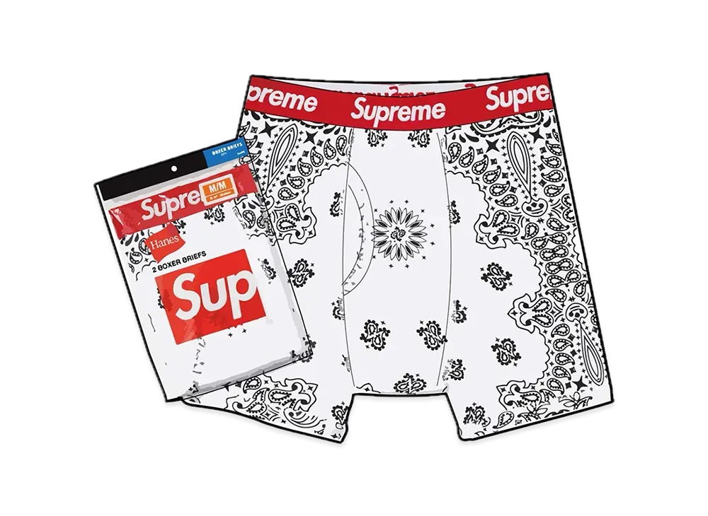 Supreme x Hanes Boxer Briefs (4 Pack) 