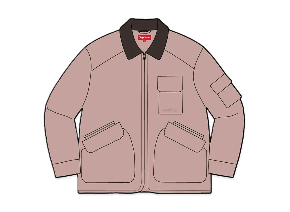 Supreme Cotton Utility Jacket "Dusty Lilac"