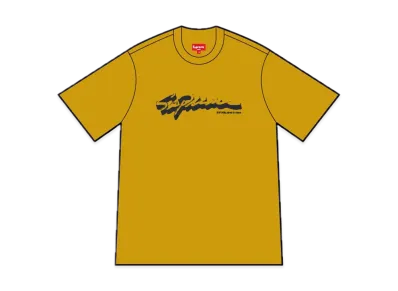 Supreme Shadow Script S/S Top "Dusty Yellow"