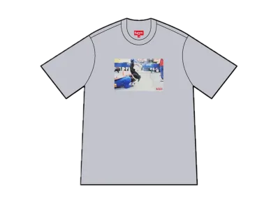Supreme Great White Way Tee "Heather Grey"
