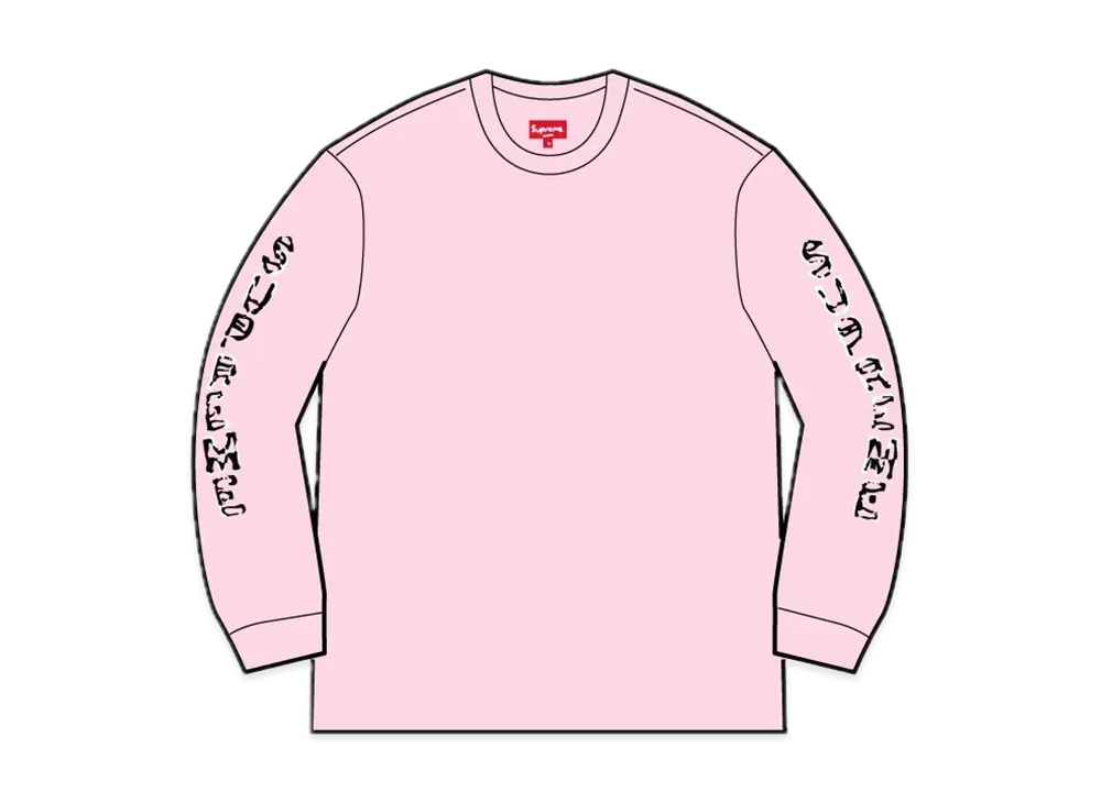 Supreme Cut Out L/S Top "Pale Pink"