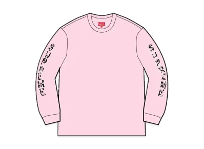 Supreme Cut Out L/S Top "Pale Pink"