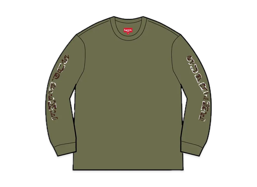 Supreme Cut Out L/S Top "Olive"