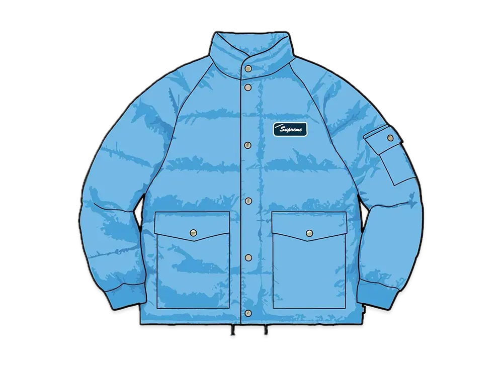 シュプリーム レイモンド ペティボン メカニックス ジャケット "ライト ブルー"