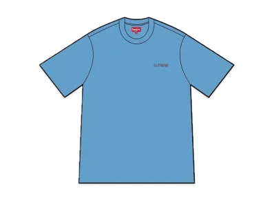 Supreme Washed Capital S/S Top "Blue"