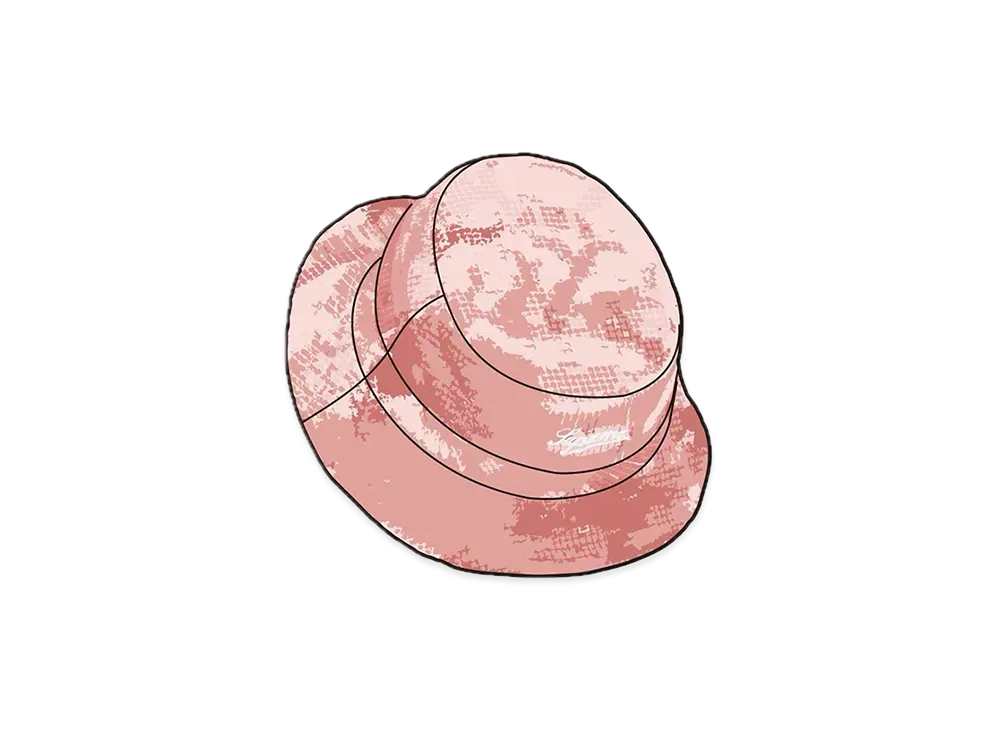 Supreme Camo Grid Velvet Crusher "Pink"