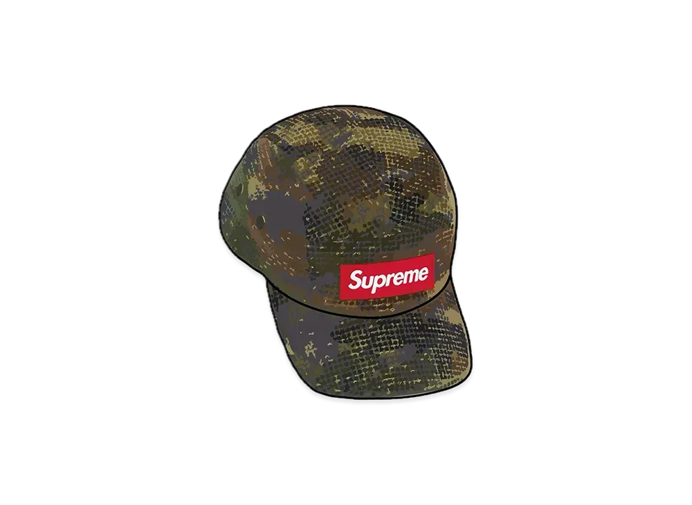 Supreme Camo Grid Velvet Camp Cap "Camo"
