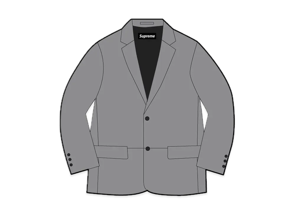 Supreme Leather Blazer "Grey"