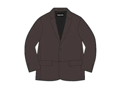 Supreme Leather Blazer "Brown"