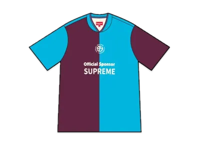 Supreme Split Soccer Jersey "Burgundy"