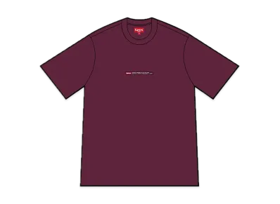 Supreme Property Label S/S Top "Eggplant"