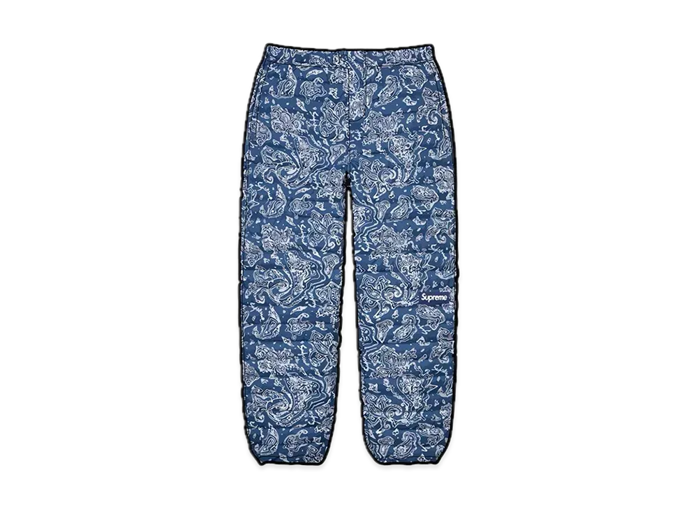 Supreme Micro Down Pant "Blue Paisley"