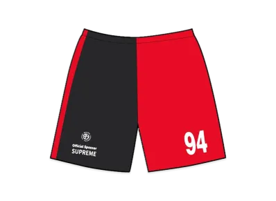 Supreme Split Soccer Short "Black"