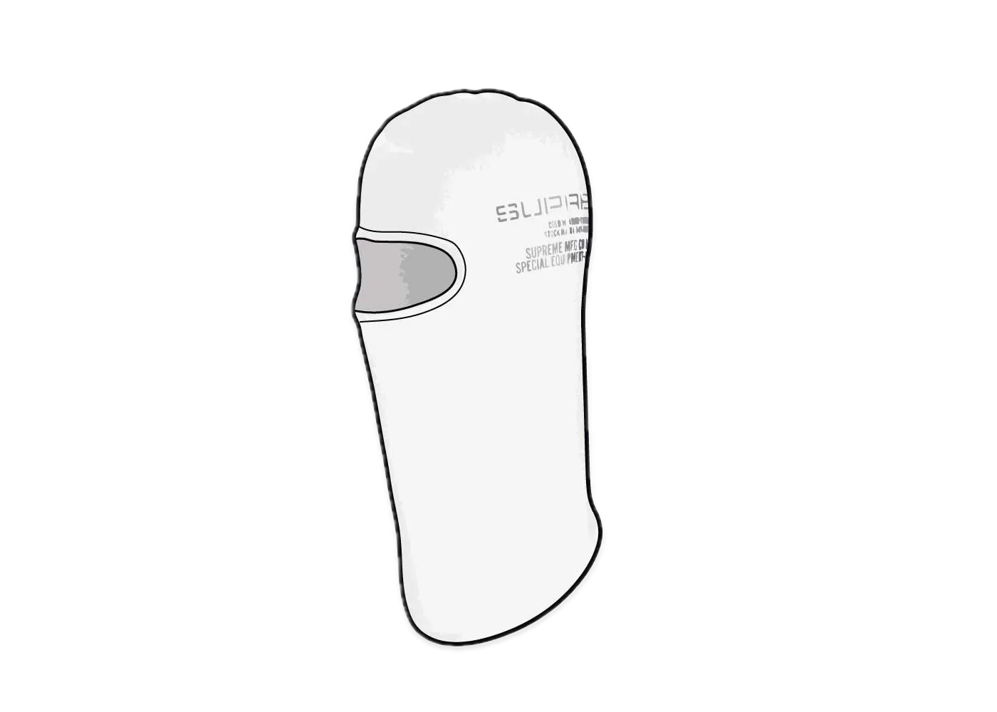 Supreme Field Gear Lightweight Balaclava "White"