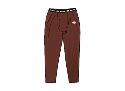 Supreme x The North Face Base Layer Pant "Brown"