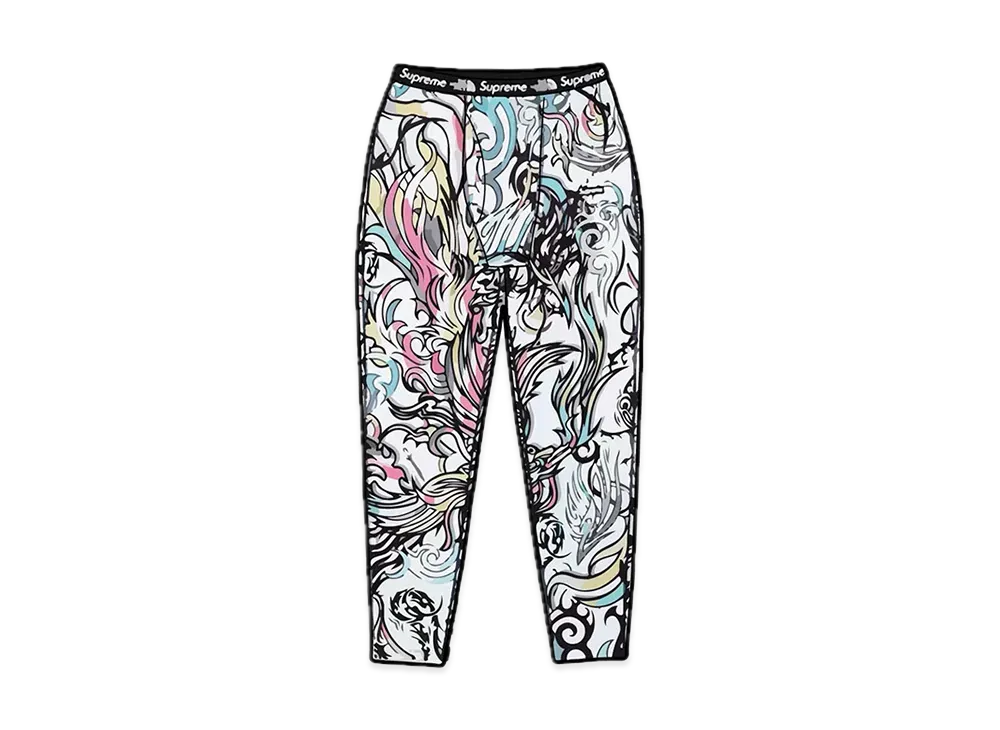 Supreme x The North Face Base Layer Pant "Multicolor Dragon"