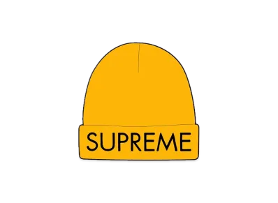 Supreme Capital Beanie "Bright Gold"