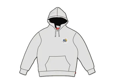 Supreme / Duck Down Redcords Hooded "Heather Grey"