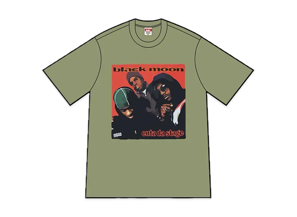 Supreme / Duck Down Music Enta Da Stage Tee "Light Olive"
